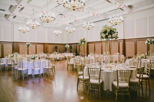 host your wedding in the ballroom.