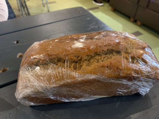 Pumpkin bread loaf