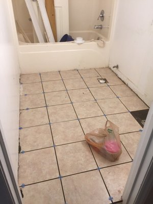 New tile laid