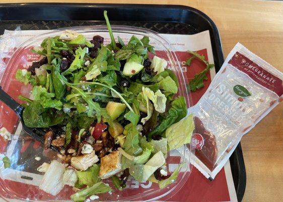 Apple pecan salad - big enough to share! This is half!