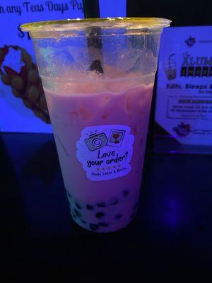 Strawberry boba