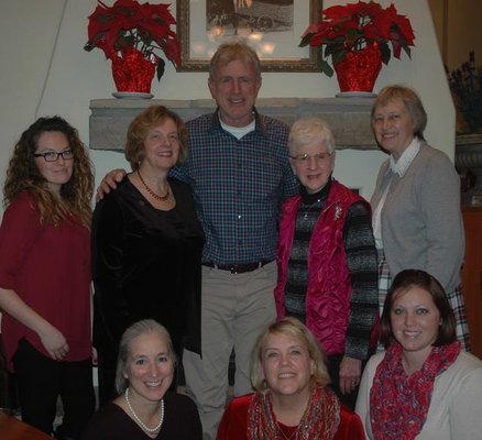 Dr. Devlin and staff - Christmas party