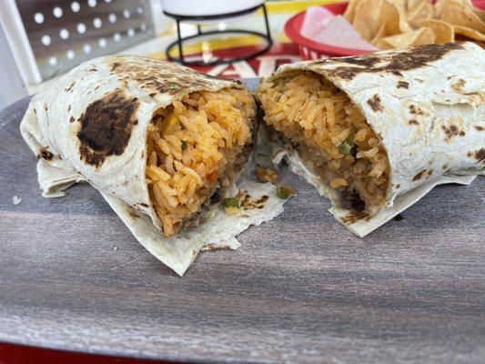 Asada burrito