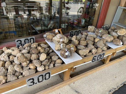 Local geodes.