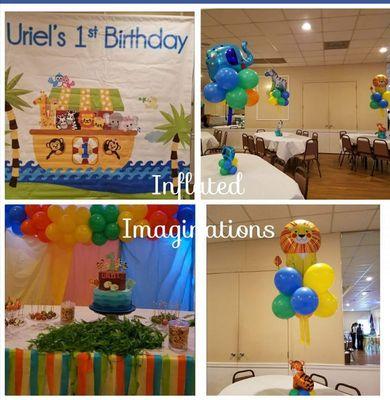 Noah's Ark 1st birthday party!!!