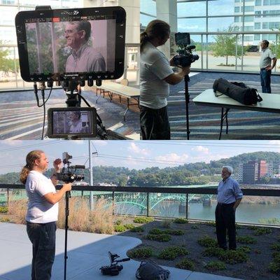 A collage of some shots we took during a cool Knoxville related shoot.