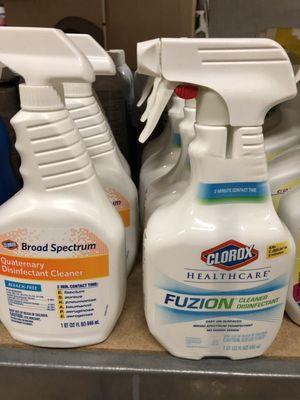 Cleaning supplies