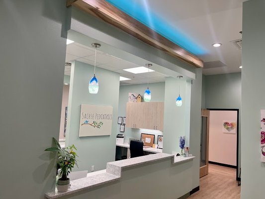 Sachse Pediatrics Reception desk