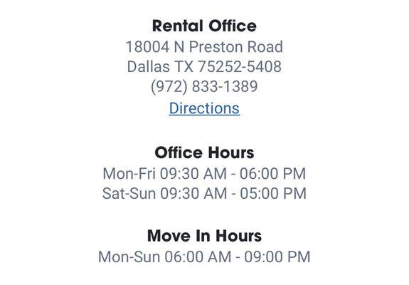 Office Hours - which obviously are wrong