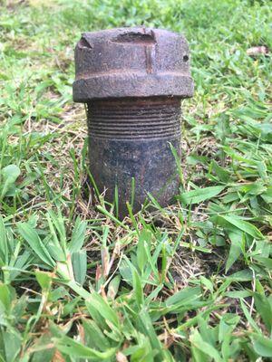 Picture of a Fill Pipe found during an Oil Tank Sweep