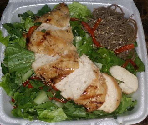 Japanese Grilled Chicken Salad