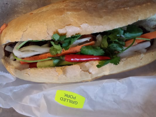 Grilled Pork banh mi