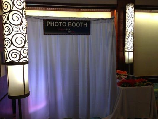 White setup Photo Booth