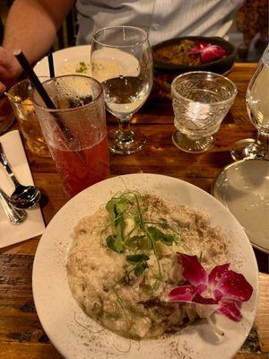 Mushroom Risotto and Beef Bourguignon