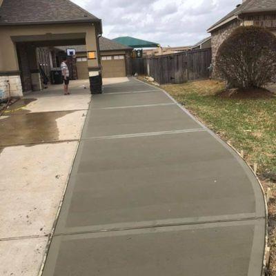 Driveway installation