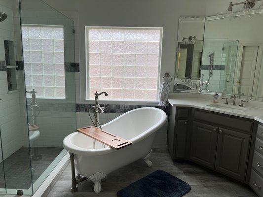 New master bath