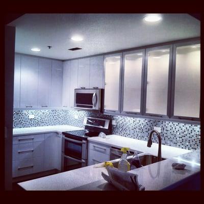 Under cabinet lights / In cabinet lights / Recessed lights