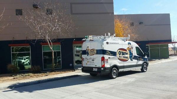 New van in front of our office!