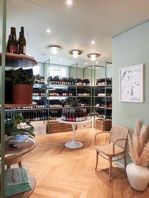 Intimate, quaint shop with a thoughtfully considered selection of wines from unique locations around the world