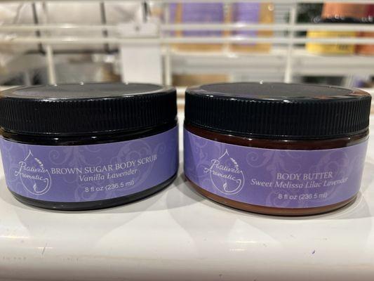 Body Butter and Body Scrub for a special treat!