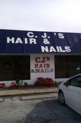 Our Shop located in Hixson has a blue roof with big signs.