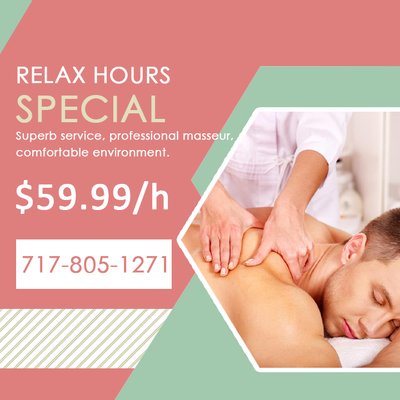 ONLY $59.99 - 60Min Body MassageONLY $59.99 - 60Min Body Massage