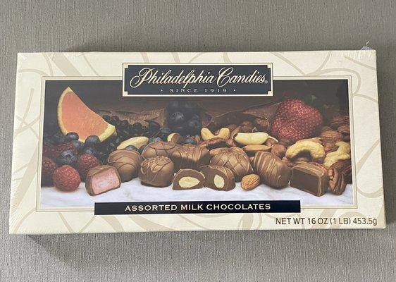 Box of assorted chocolates