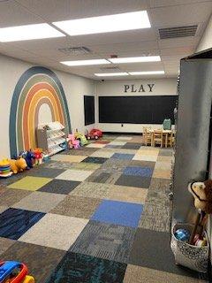 Our childcare area!  Our focus is always to provide a clean and safe place for our client's children.