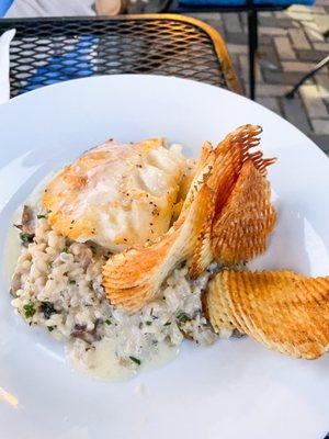 Pan Roasted Cod Risotto