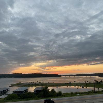 Lake Norfolk Sunset from Patio