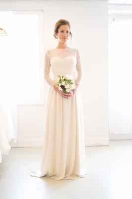 The Spring with long sleeve lace bodice