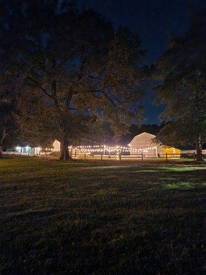 The barn at night!!!! Come see us!!