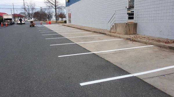 Dill Parking Lot Stripes & Maintenance