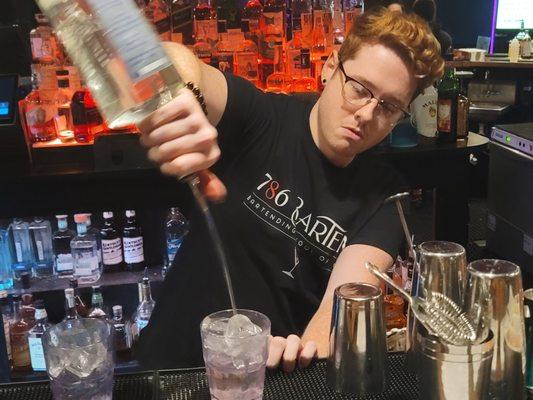 Focused - Bartending Class at 786-Bartend Bartending School