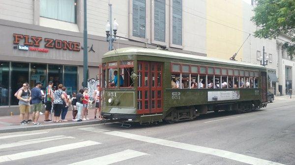 The historic St. Charles Avenue streetcar