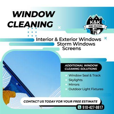 We'll leave your windows so clean, you want even know they are there!