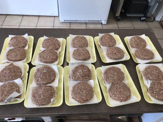 1/2 lb. Kielbasa patties