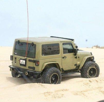 Jeep + Sand = Fun!