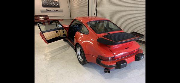 One of the many many amazing Porsches that Tim has been a part of restoring.