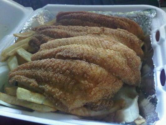 This is  the catfish meal