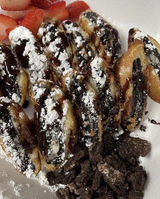 Deep fried oreos