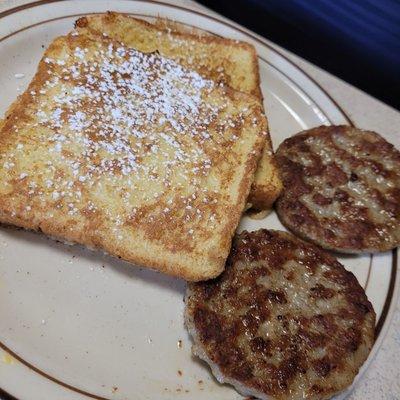 Short stack french toast n sausage