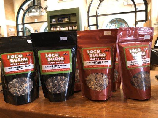 Locally made Ready Beans are a tasty, easy dude dish and we carry them for you.