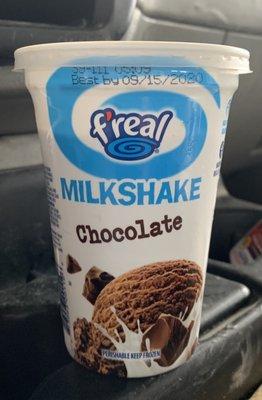 f,real milk shake, Yummy!