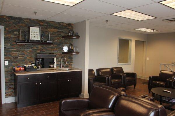 Come in and see our new waiting room at Joe Cotton Ford in Carol Stream.