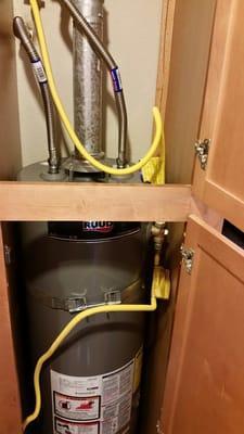 New Water heater from Reasonable Drain and Plumbing