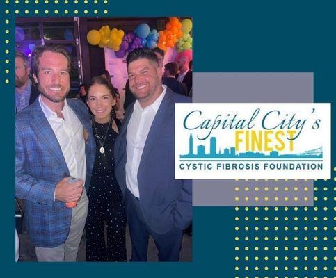 Supporting our fellow agent & honoree, Terry Hicks, whose fundraising efforts will go to help those affected with Cystic Fibrosis.