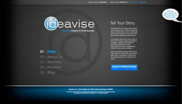 Ideavise is THE creative agency for small business.