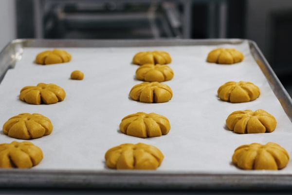 Pumpkin Dinner Rolls- to join the harvest season and celebrate the bounty of mother nature :-)