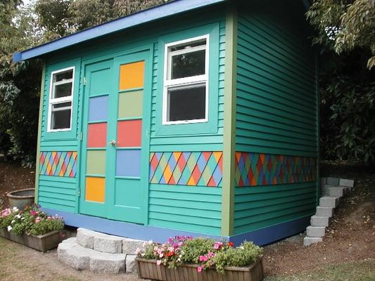 Custom storage shed